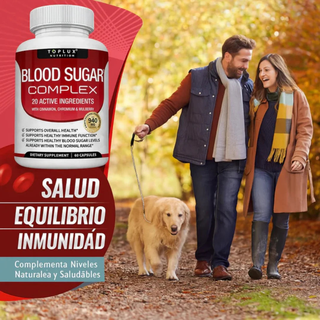 Blood Sugar Complex – Control Natural de Azúcar - 60 CAPSULAS