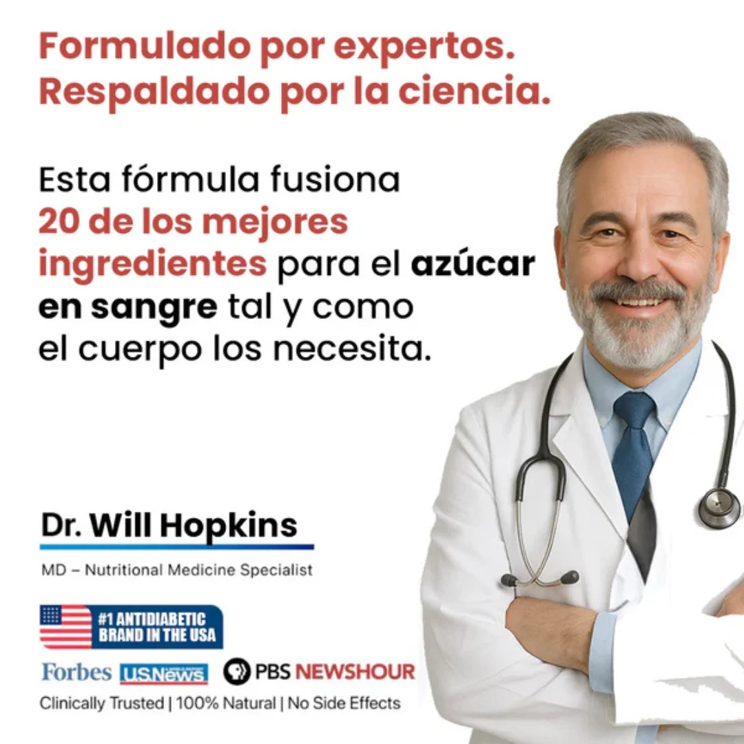 Blood Sugar Complex – Control Natural de Azúcar - 60 CAPSULAS