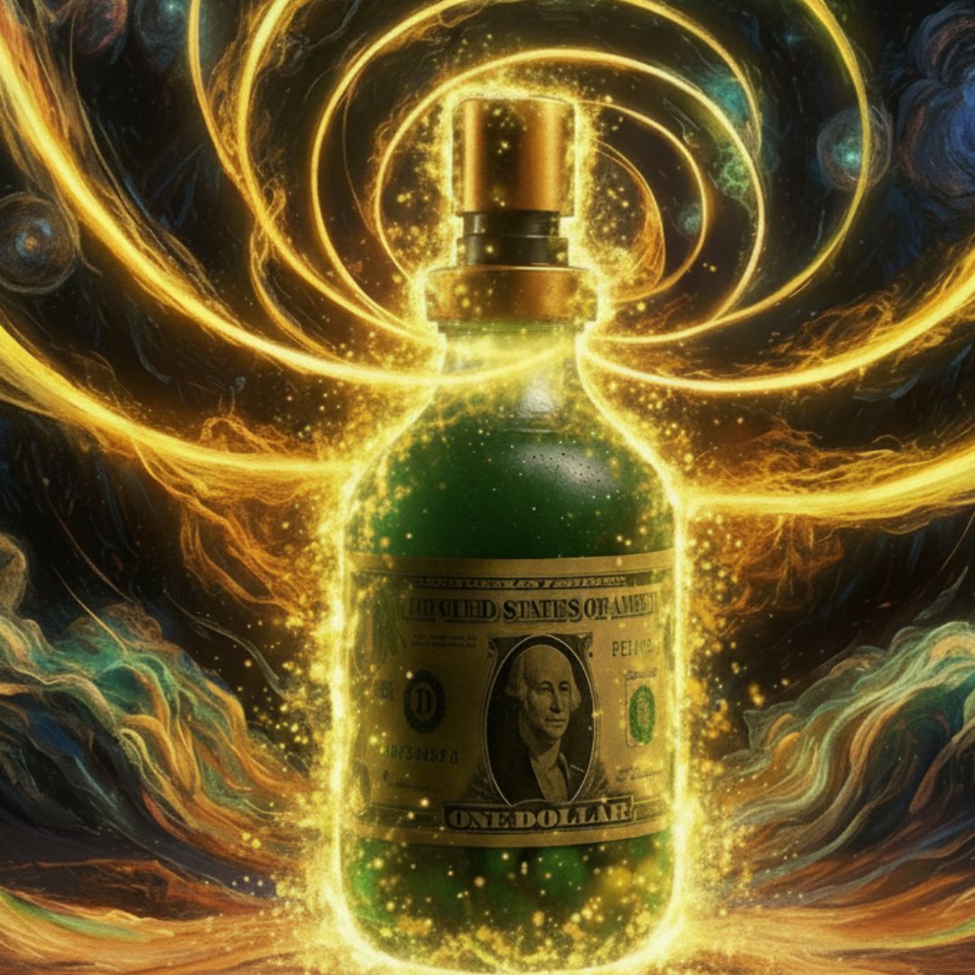 PERFUME DOLAR +AMULETO+ORACION
