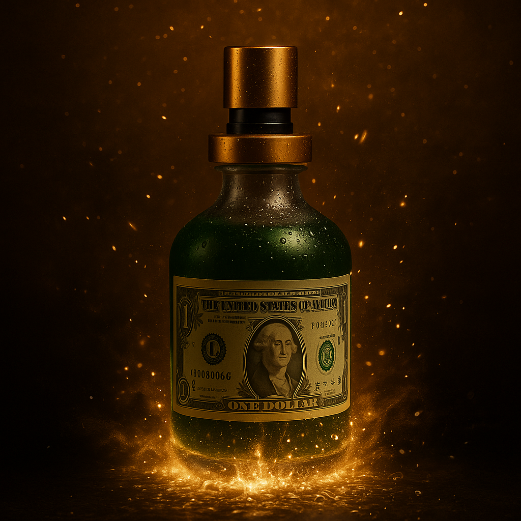 PERFUME DOLAR +AMULETO+ORACION