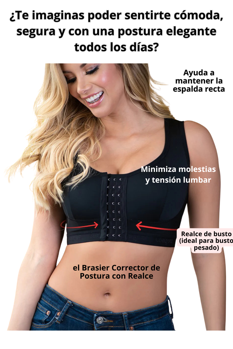 BRASIER CON REALCE Y CORRECTOR DE POSTURA