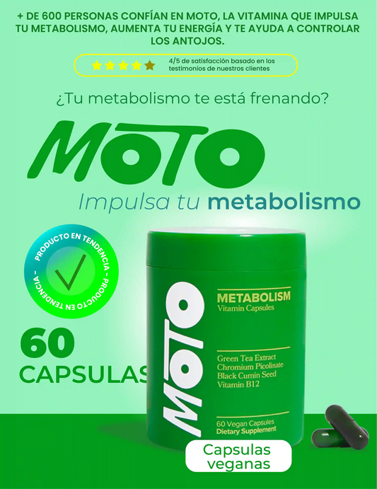 Moto Acelera tu metabolismo en 7 días
