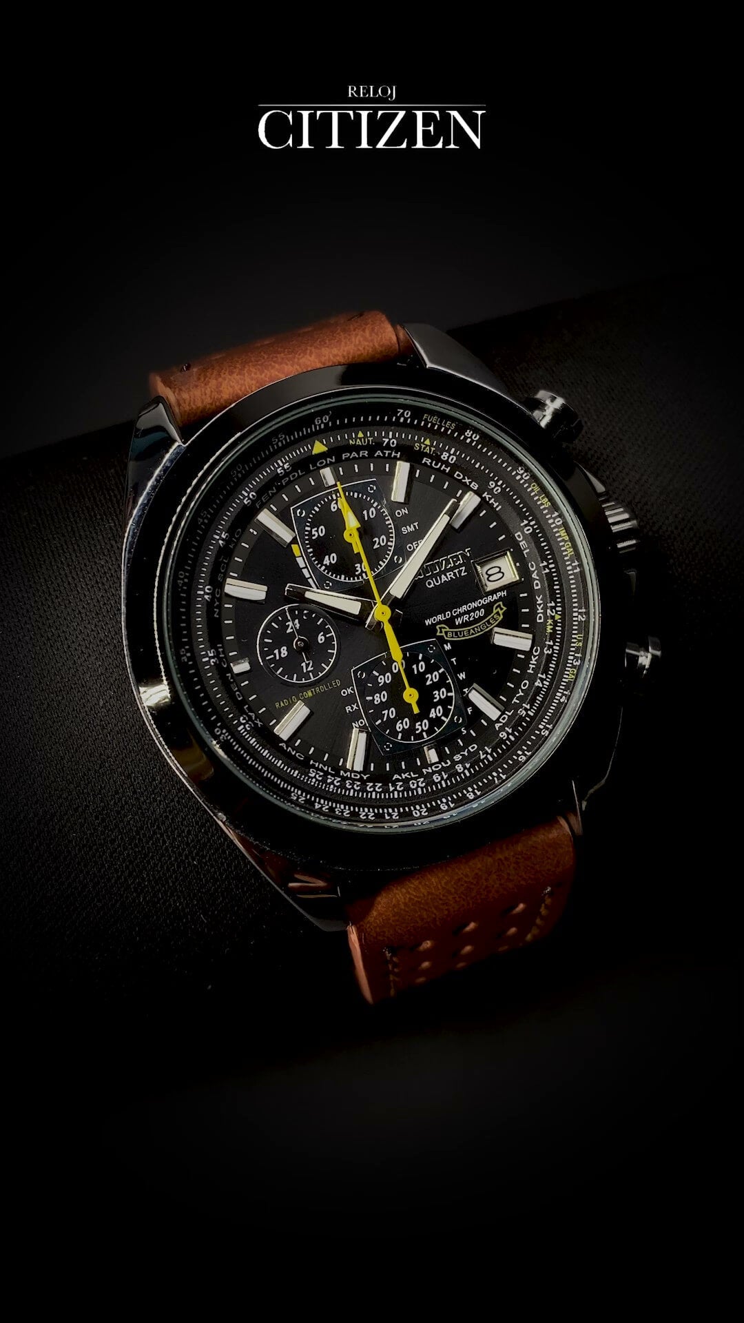 Reloj Citizen Con  Correa De Cuero