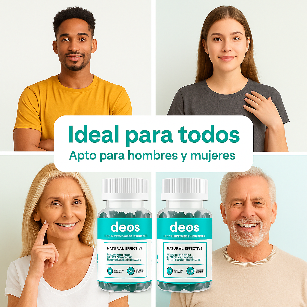 DEOS DESODORIZANTE CORPORAL 30 CAPSULAS VEGETALES