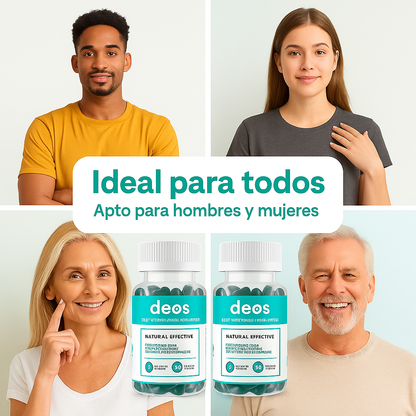 DEOS DESODORIZANTE CORPORAL 30 CAPSULAS VEGETALES