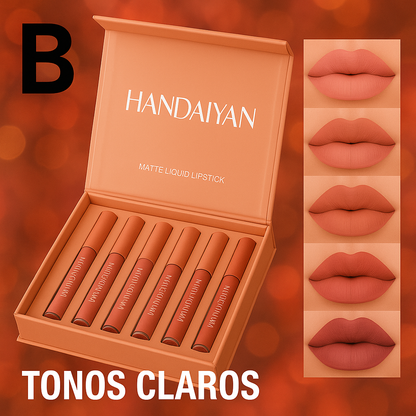 HANDAIYAN - COMBO DE LABIALES SET X6