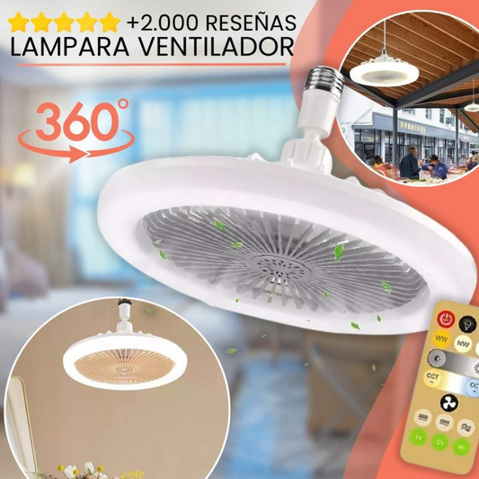 LAMPARA VENTILADOR 3 EN 1