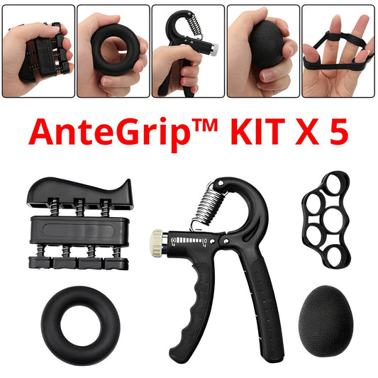 Kit Ejercitador Hand Grip 5 en 1