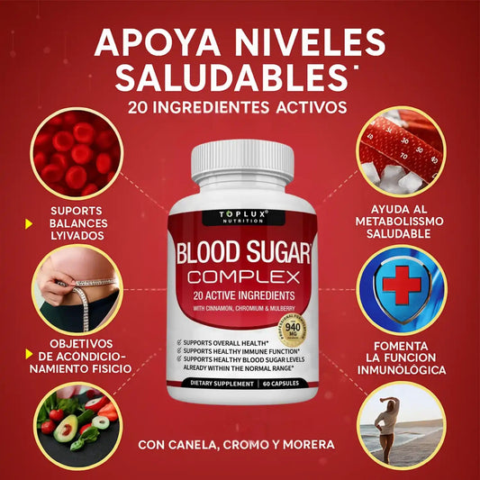 Blood Sugar Complex – Control Natural de Azúcar - 60 CAPSULAS