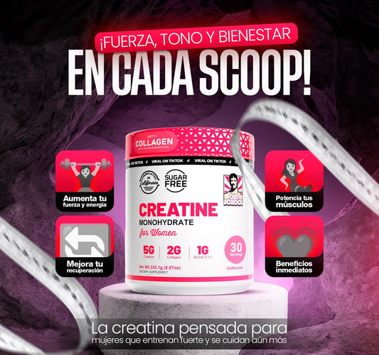 Creatina Monohidratada para Mujer