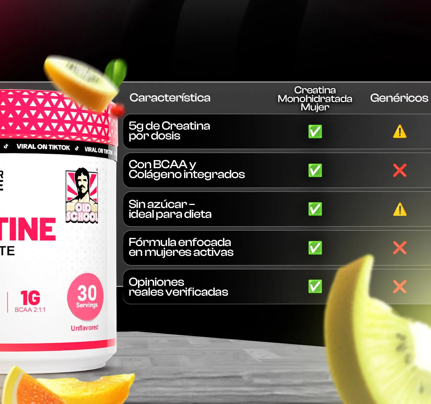 Creatina Monohidratada para Mujer